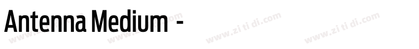 Antenna Medium字体字体转换